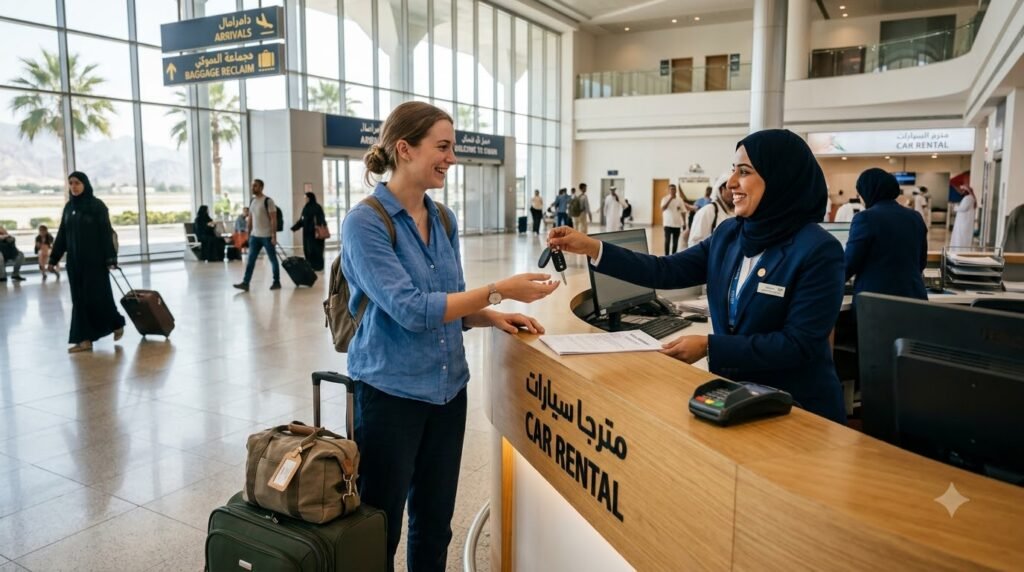 Car rental at Salalah Airport Oman