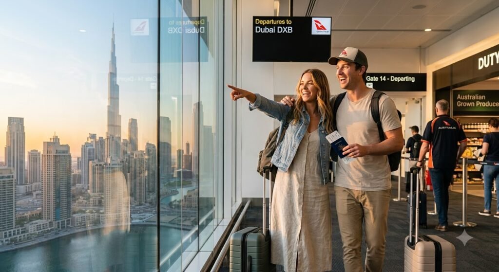 Australian travellers arriving in Dubai
