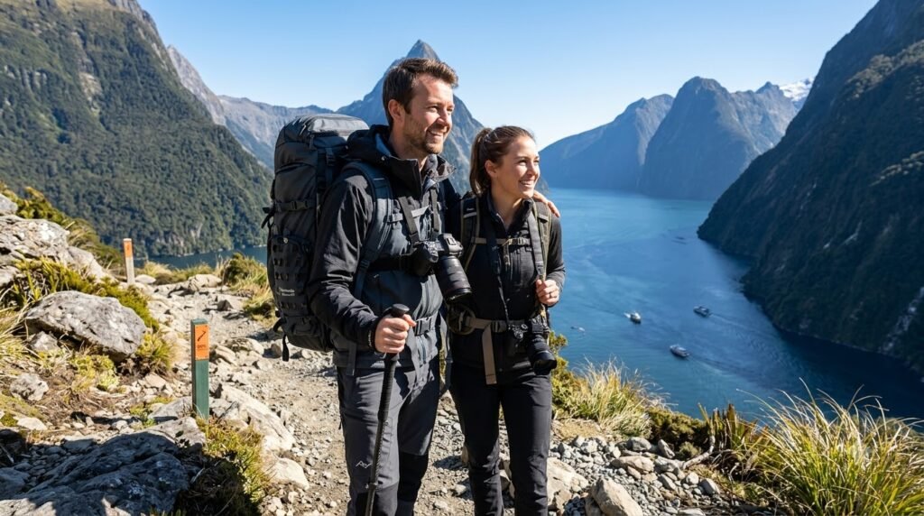 travellers with expensive gear covered by domestic travel insurance New Zealand