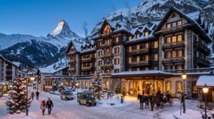 Historic 5-star grand hotel in Zermatt village center